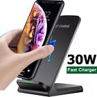 2 Pack Wireless Fast Charger Stand Dock Cradle For Apple Iphone Samsung Galaxy