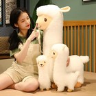 Llama Alpaca White 12 Inch Stuffed Animal Plush Toys Toddler Dolls Kids Gifts