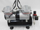 1 3 Hp Dual Piston Airbrush Compressor With Tank Gauge Water Trap Works Great