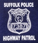Scpd Suffolk County Highway Patrol T-shirt Sz L Long Island New York Police Nypd