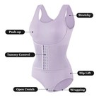 2025 New Bodysuit Shapewear With Zipper Belt Women Tummy Control Fajas Body Shap
