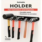 Wall-mounted Hammer And Mallet Holder  Metal Material  Utility Shelves