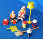 Assortment Of 12 Renwal And Other Doll House Toys - 1950s - All Unique 