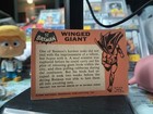 1966 Topps Batman Black Bat Set Break  52 Winged Giant Trading Card