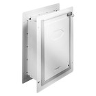 Vevor Pet Door For Wall With Lock And 3 Magnetic Flap System Metal Frame Medium   