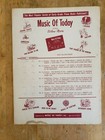 Vintage Piano Sheet Music Jumbo Note Current Pops 1953