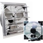 Ves Shutter Exhaust Fan  Box Fan  With 9 Foot Cord 3 Speed 12  16  20  24  Size