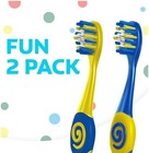 Kids Extra Soft Toothbrush With Suction Cup 2 Pack