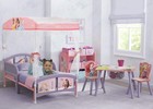Princess Toddler Canopy Bed Ariel Moana Belle Pink Girls Cute Bedroom Furniture