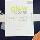 Pottery Barn Kids Solar System Glow In The Dark Pillow Sham  Standard  1  Navy