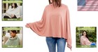 Stylish Nursing Poncho For Breastfeeding