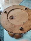 Vintage Antique Wooden Musical Bottle   Glass Holder Lador- Swiss 