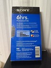 Sony T120vr Premium Vhs Video Tape Blank New Sealed High Durability