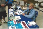 Jaws 1st Victim Autographed Color Card  The Late Susan Backlinie Signed
