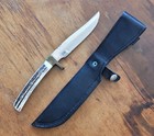 Rare Stuart Truelove Stag Hunting Knife Sheffield England Hand Forged Vintage Ec