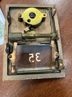 Vintage Post Office Bank Lock Box Brass Door Safe Deposit
