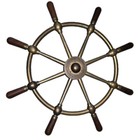 Rosebank Ironworks Edinburgh Heavy Brass Brown Bros   Co Ships Wheel 24   