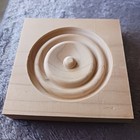 Wood Corner Trim Block Medallions Door Window 4 5   x 4 5    Rosette Usa Lot Of 42pc