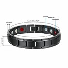 Men Copper Magnetic Bracelet Energy Therapeutic Healing Therapy Arthritis Women