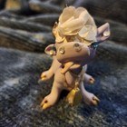 Vintage Ceramic Purple Cow Figurine The Kitschy Style Made In Japan 3  Bisque