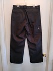 Dickies Black 36 X 30 Loose Fit Double Knee Work Pants Polyester cotton