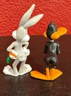 Vintage 1994 Bugs Bunny And Daffy Duck Figures Pvc Applause Looney Tunes