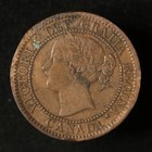 Canada 1858 Large Cent - Key Date - Victoria - Sharp 
