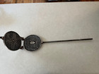 Vintage Pizzelle Cookie Waffle Crepe Maker Iron Wooden Handle Stovetop Campfire 