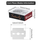 Mudder 200 Pieces Callus Shaver Replacement Blades Corn 10 Count  pack Of 20 