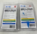 Lot Of 2 Eaton 15 Amp All In One Af gf Breaker Plug On Neutral Breaker New