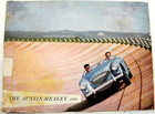 1950s The Austin Healy 100 Sports Convertible Factory  Sales Brochure