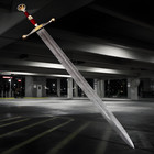 Hand Forged Damascus Steel Viking Sword Sharp Battle Ready Medieval Sword Gift