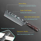 Pro Kitchen Cleaver Knife Stainless Steel Japanese Damascus Style Chef s Knife