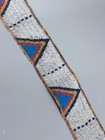 Native American Plains Beaded Strip On Hide 19th C