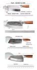 Stainless Steel Kitchen Butcher Knife Chopping Meat Cleaver  Asian  Chef Knife 