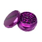 Kashmir Premium 2 3  Aluminum Grinder 4-piece Herb Spices Tobacco Crusher Purple