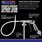 Air Undercoating Spray Gun With Gauge  Includes 22  Long Threaded For Metal Cans