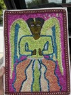 Georges Valris Angel Vodou Drapeau     Haitian Sequined   Beaded Artwork