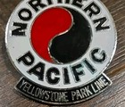 Vintage Northern Pacific Railroad Yellowstone Park Line Watch Fob 