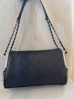 Chanel Makeup Vip Gift Bag Shoulder Bag With Silver Metal Accent