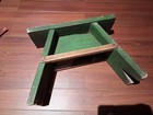 Vintage Wooden Step Stool Green - Nice Patina