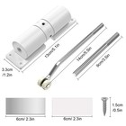 Heavy-duty Adjustable Aluminum Alloy Spring Closer For Home Office Outdoor Gate