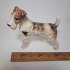 Vintage Norcrest Porcelain Fox Terrier Figurine A718 Made In Japan Bone China 