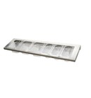 Bk Resources Igs-836 36  X  8  X 2  Wall Mount Angled Ingredient Shelf