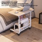 Height Adjustable Laptop Table Computer Desk Sofa Bed Stand Rolling Workstation