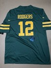 Signed Aaron Rodgers Jersey  12 Green Bay Packers Jersey Autographed Coa