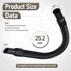 14-37-0160 Vac Hose Replace Older 0880-20 Compatible With 18v Black