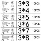 1 8  Dia  Semi Tubular Rivet Fixt Dies Tool Kit For Pinball Tonka Vent Window Us