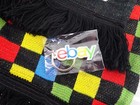 Ebay Logo Fringed Scarf Branded Ebayana Woven Double Thick   Keychain