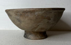 Pre-columbian Pottery Pedestal Bowl Vessel Figural Design